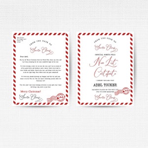 Carta de Papá Noel, Carta de Papá Noel, Carta de Navidad de Papá Noel, CH04