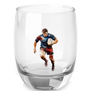 Rugby, Rugby Whiskey Glass, Rugby Coach Gift, Rugby Mom, Men&#39;s Rugby, Rugby Art, Rugby Dad Anniversary, Rugby Keepsake, Commemorative Rugby