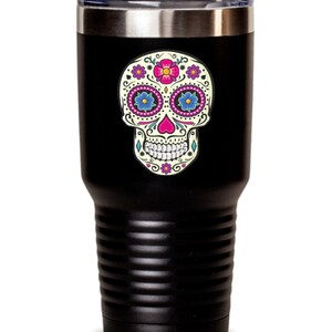 Day Of The Dead Tumbler, Dia De Los Muertos Gift, Dia De Los Muertos Gifts, Skull Christmas Gift, Skull Gift, Skull Gifts, Mexican Gifts