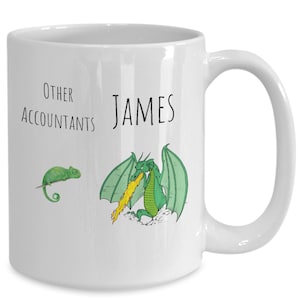 Personalized Funny Accountant Mug, Customized Accountant Gift, Accountant Birthday, Gifts For Accountants Christmas, Year End Thank You Gift