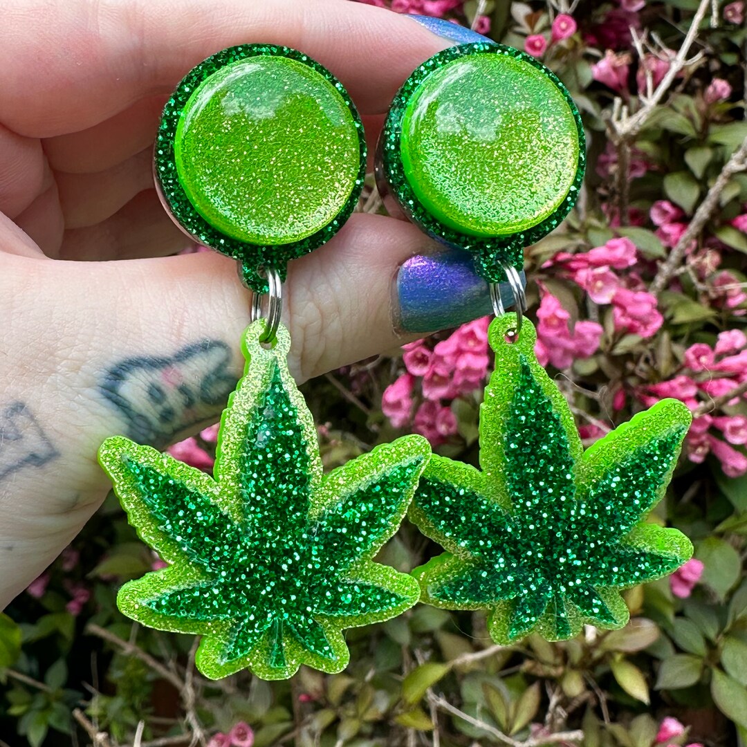 Weed Plugs Gauges 8mm to 50mm 0g 2 Inch Etsy