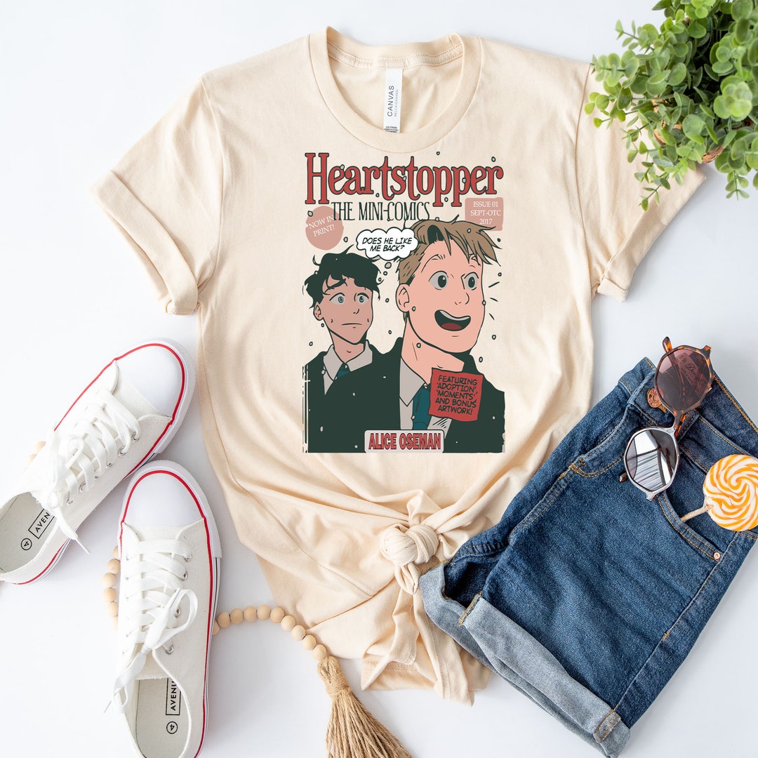 Heartstopper Mini Comic Shirt Kit Connor Heartstopper Hoodie Etsy