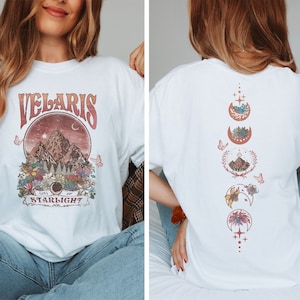 Velaris City Of Starlight 2-Sided Shirt, The Night Court Sweatshirt, City of Starlight Hoodie, Bookish TShirt, ACOTAR Velatis Tee Gift