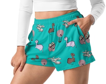 Short de sport recyclé all over femme