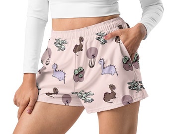 Short de sport recyclé all over femme