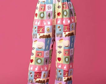 Pantalon large all over unisexe