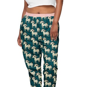 Kawaii Goat Pants | Decora Kei Jogger Pants |Kidcore Unisex Yoga Pants