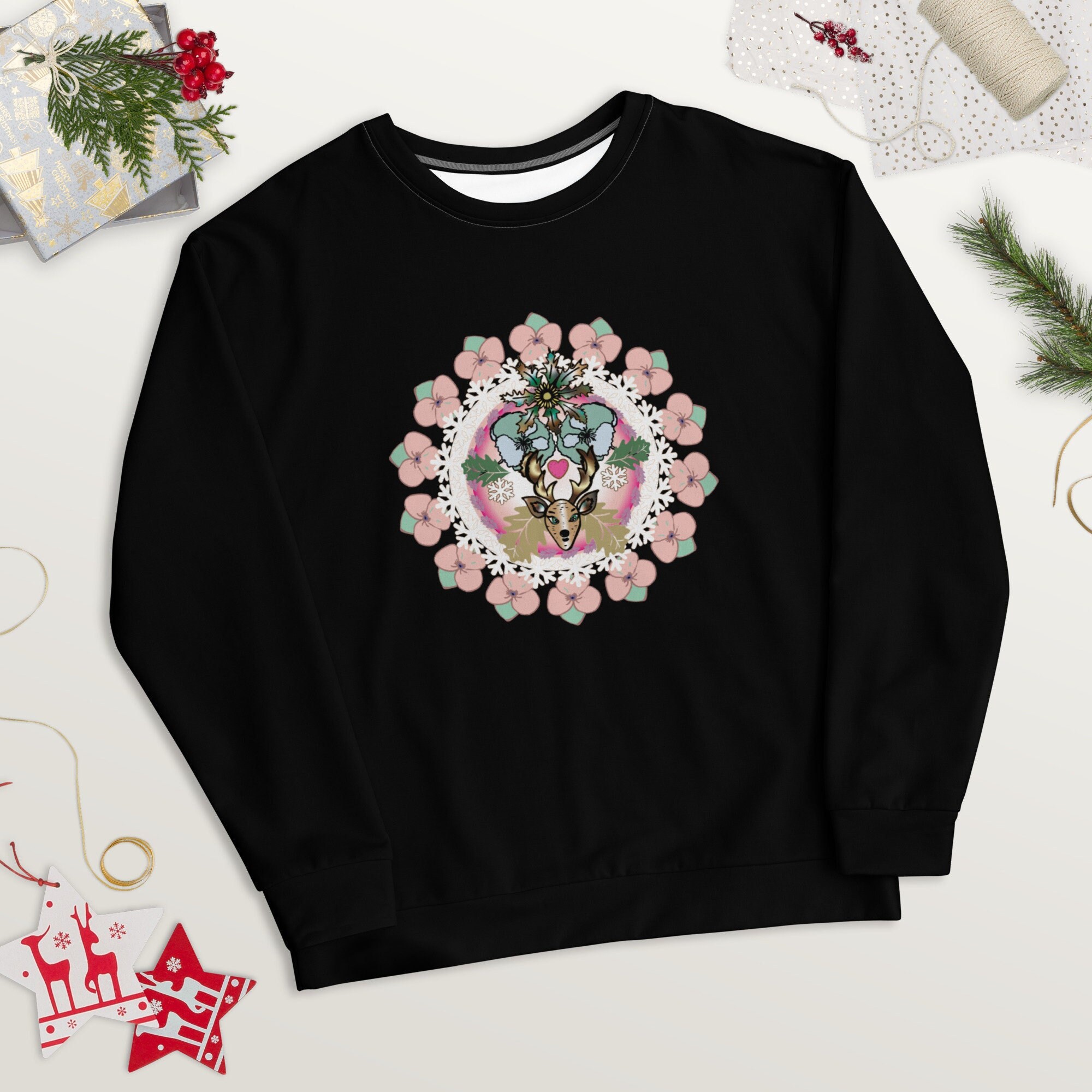 Happy Kawaii Christmas Unisex Sweatshirt