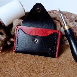 Portacarte con scomparto portamonete per uomo e donna | Portafoglio piccolo | Borsa | Regalo per donne e uomini