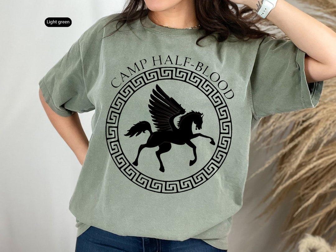 Vintage Unisex Camp Half Blood Sweatshirt Personalized Camp Etsy