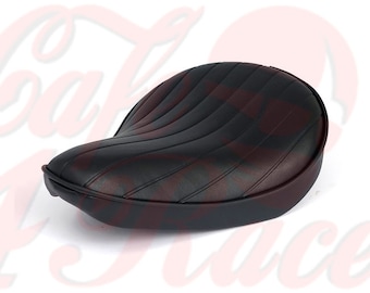 Custom solo seat. Black/T&R. Small. 6cm thick bobber project