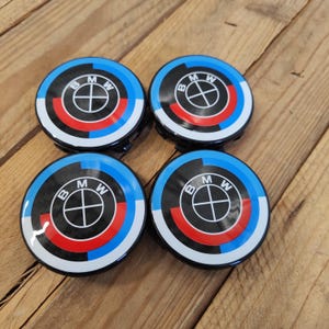4x56mm BMW carbon logo