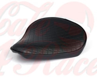 Custom solo seat. Black Flame. Large. 4cm thick bobber project