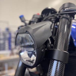 Koso Thunderbolt  Headlight fairing Mask Windshield 3D print ASA  cafe racer scrambler project V2