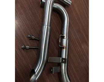 Triumph Bobber/SPEEDMaster MAYHEM SHORTYS Slash-Cut Endrohre - Gebürstet