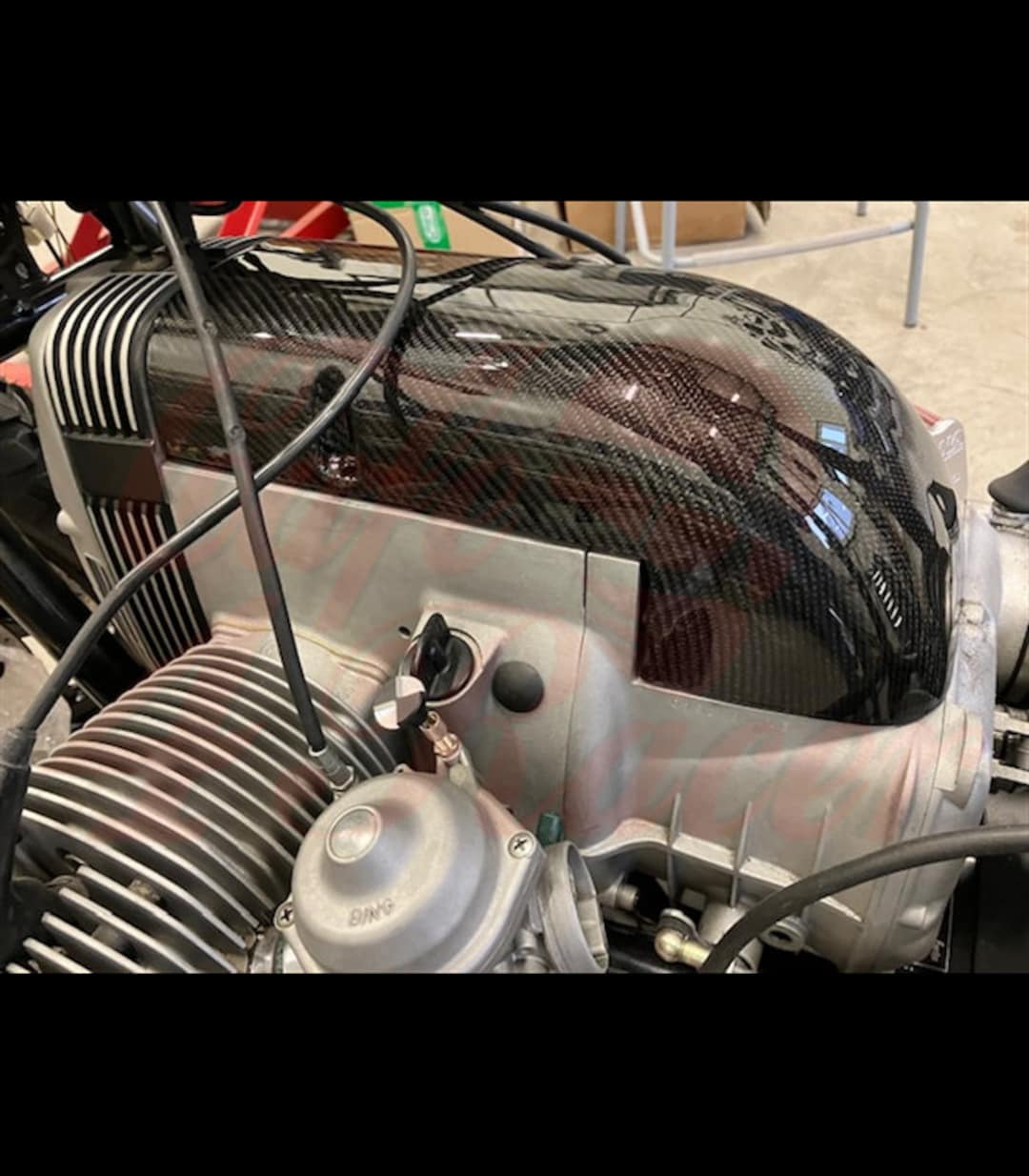 BMW 2-valve Models Airhead Motor Cover "cafe Racer Look" Carbon - Etsy