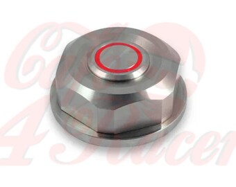 Stainless Steel Top Yoke Nut For Classic BMW Airhead Models (R65, R80, R100 Series) - OEM #31421235429