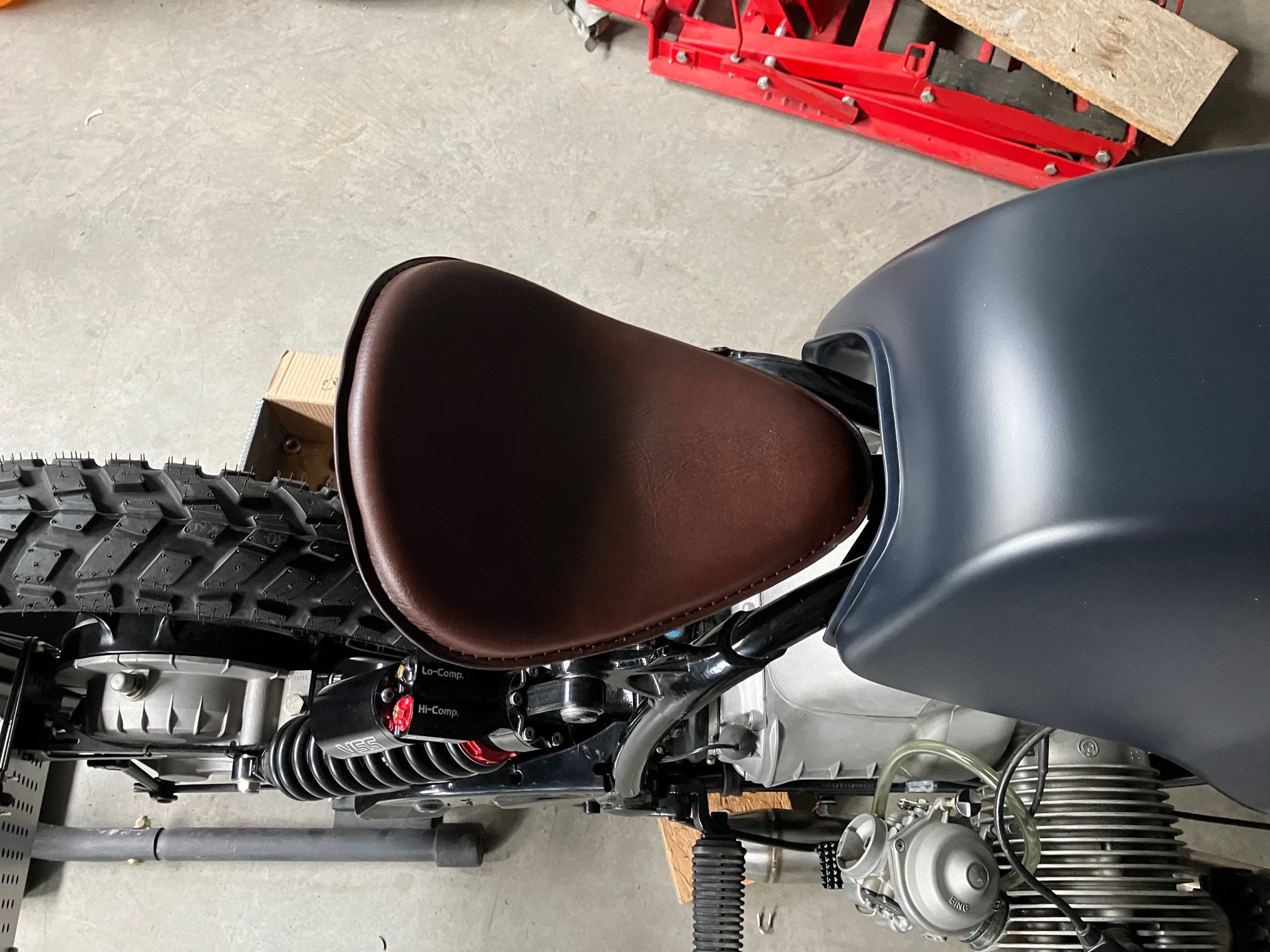SurLaZ Motorcycle Airhead Under Seat Tool Box Cover Lid Compatible with BMW R75/5 R60/5 R75/6 R90/6 R90S R100/7 R60 R80 R100