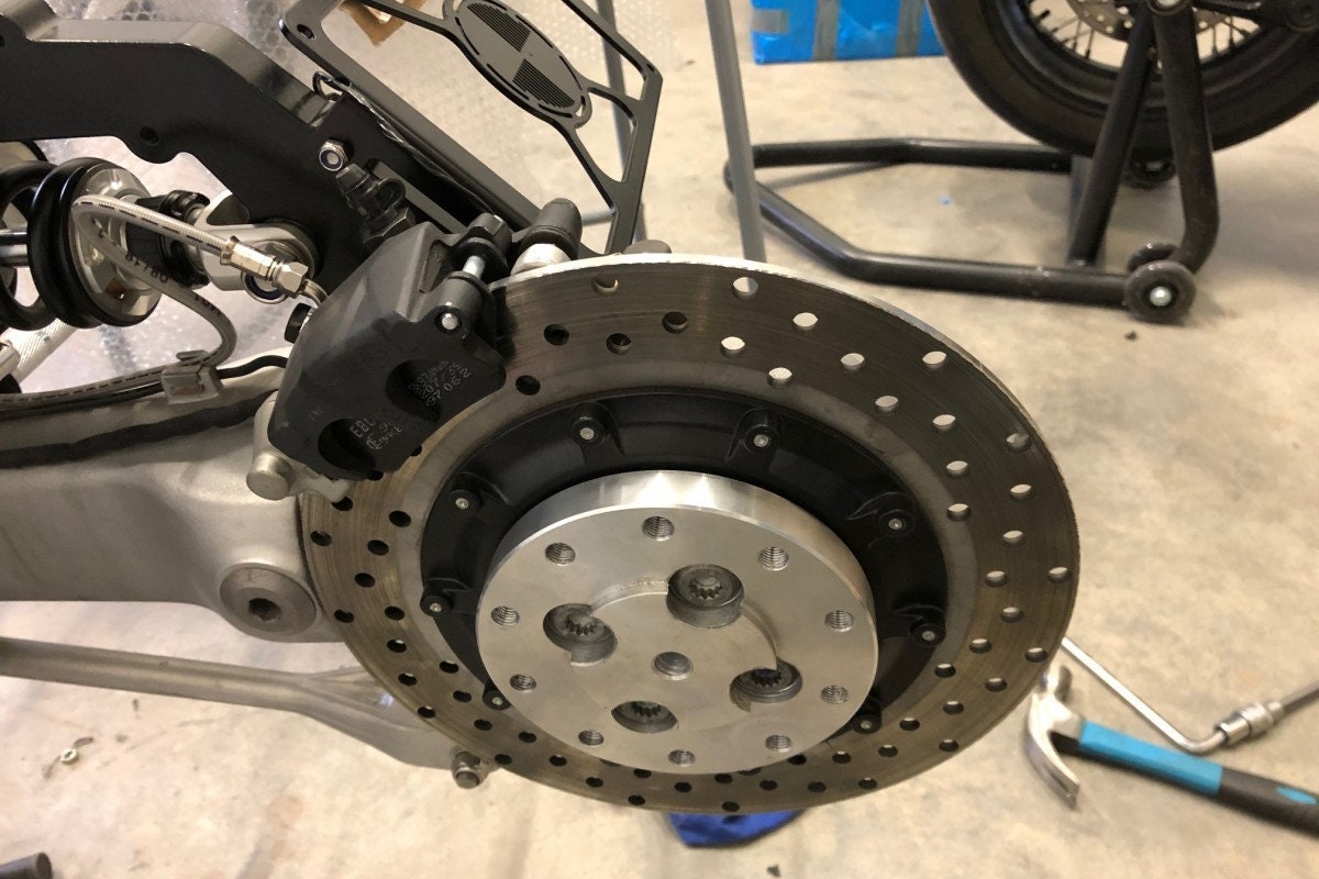 Spacer for conversion rear wheel from R9T to BMW K75 K100 K1100 K1