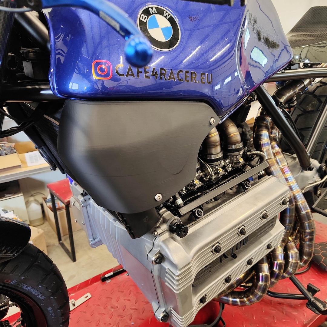 BMW K100 K1100 Tank Side Covers 3D Print ASA Cafe Racer Scrambler