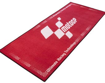 Tapis DUCATI 80x200cm Pour Garage Ou Atelier - Déco Moto Personnalisable