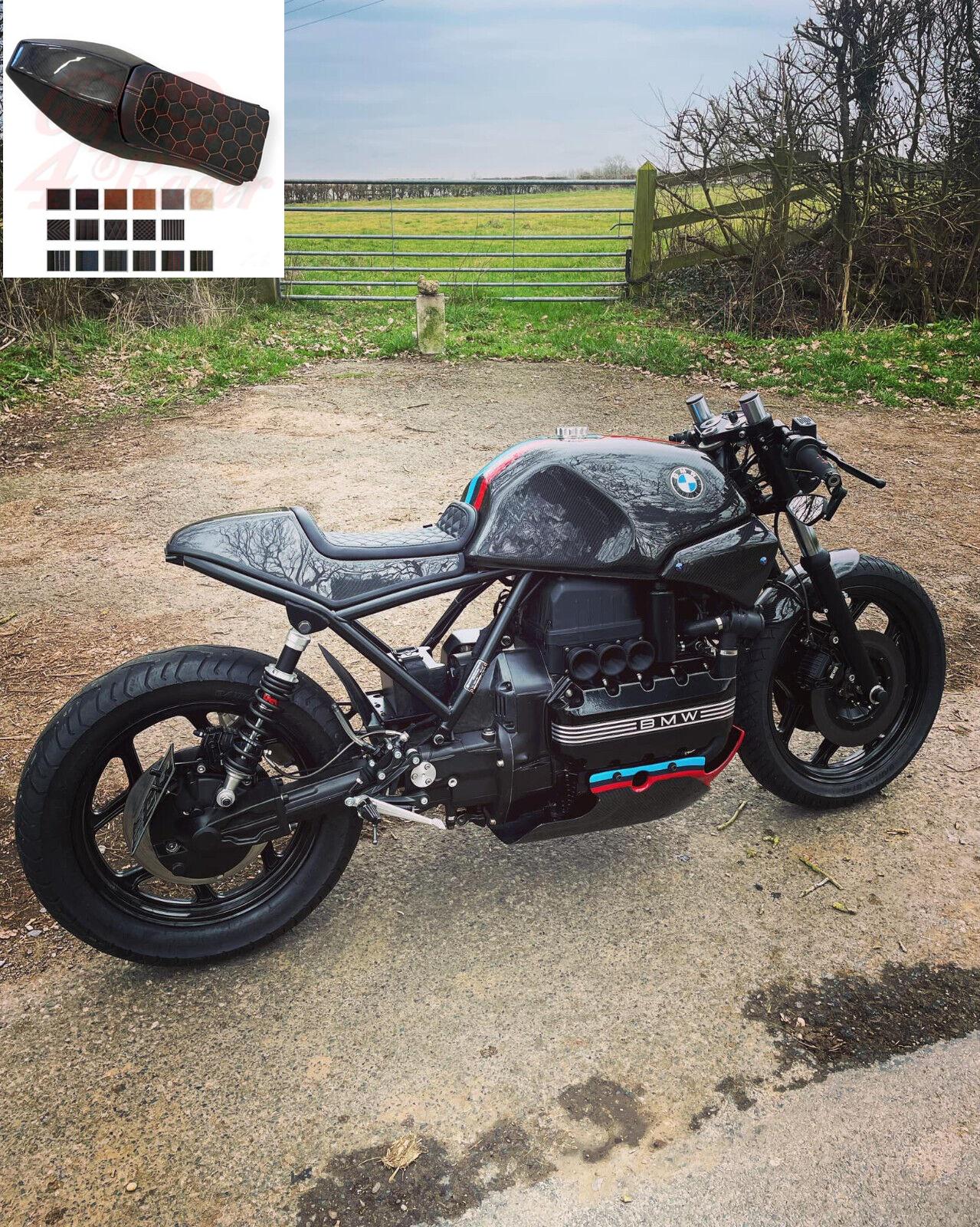 BMW K75 K100 K1100 CARBON Solo Seat Cafe Racer Scrambler With 2pcs of Console for Frame Include Upholestery Seat Etsy