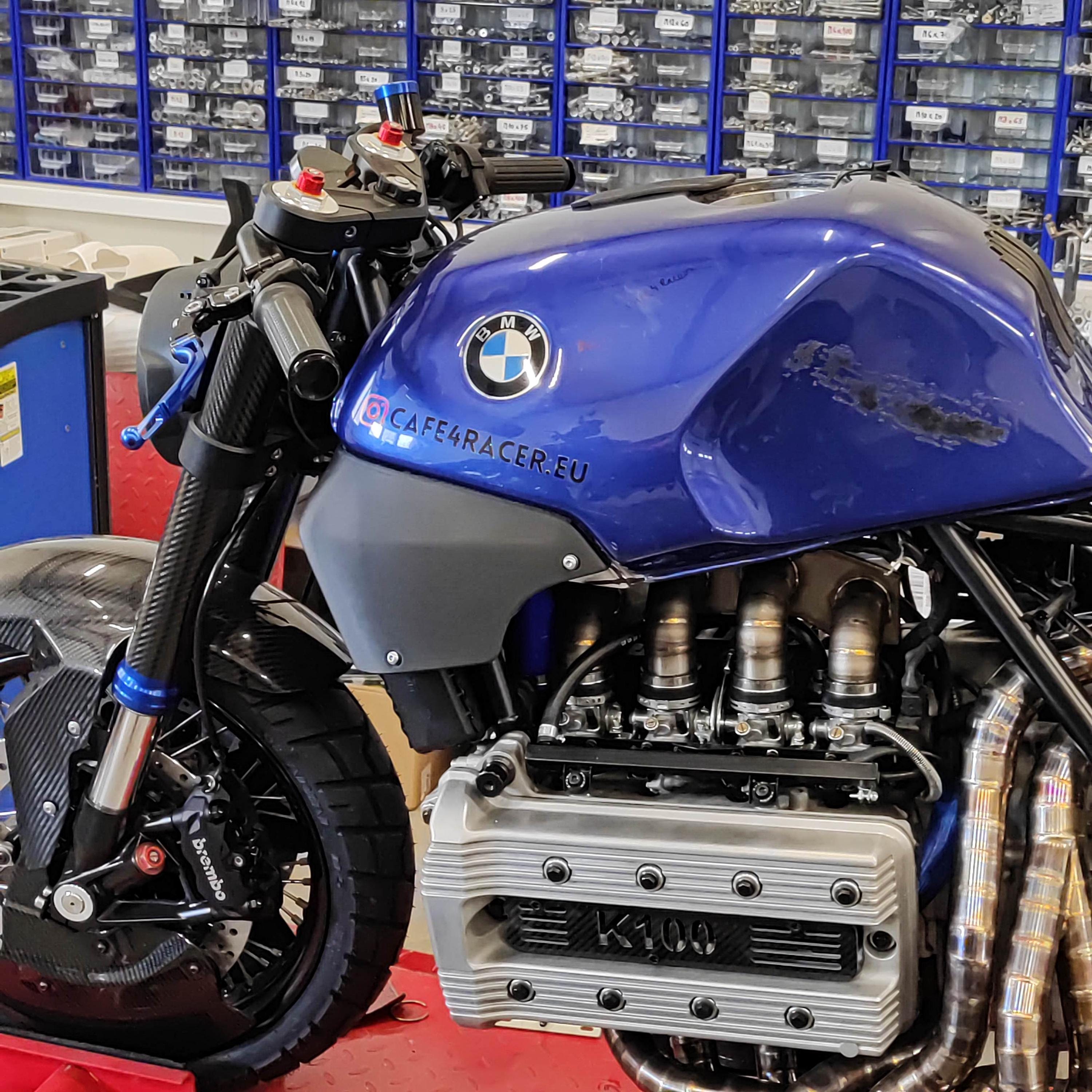 BMW K100 K1100 Tank Side Covers 3D Print ASA Cafe Racer Scrambler