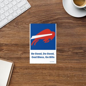 Bo Good, Do Good, God Bless, Go Bills Karte