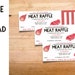 Editable Meat Raffle Fundraiser Flyer - Meat Raffle Ticket and Poster Templates - Editable ...