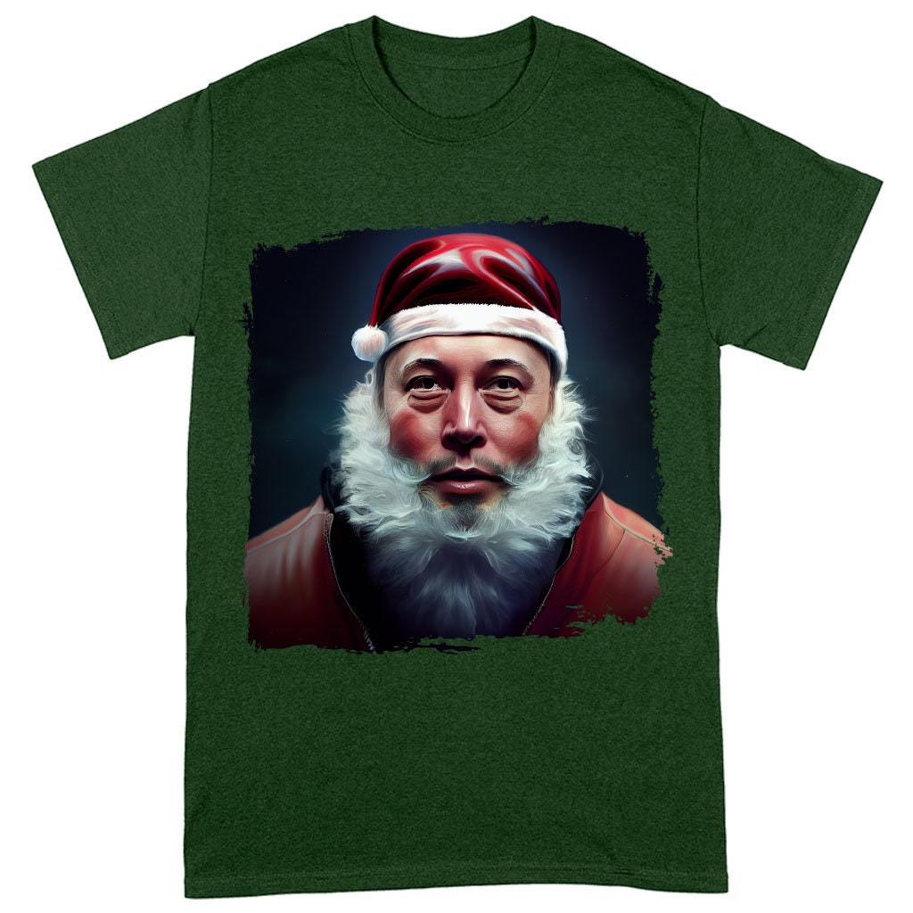 Christmas Elon Claus T-Shirt  Elon Musk Tee Shirt