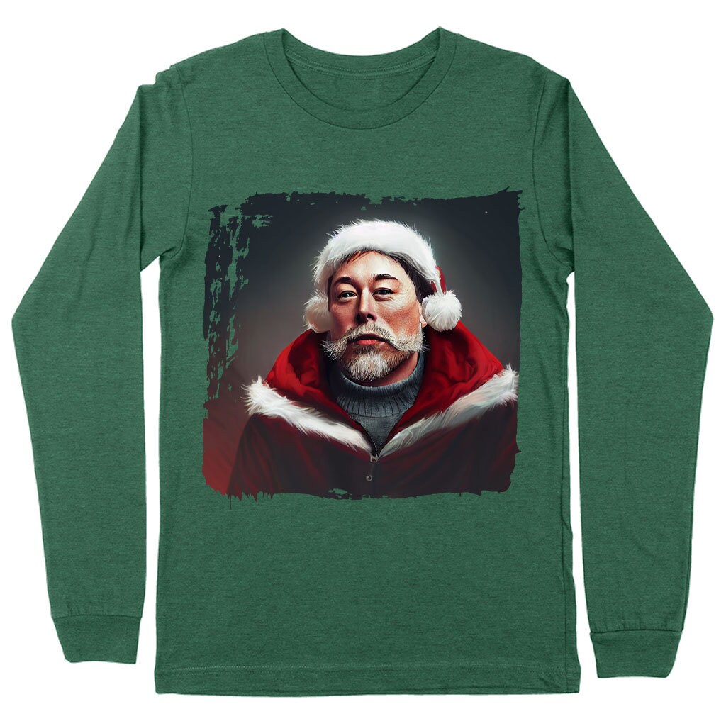 Elon Claus Adult Long Sleeve Sweatshirt Santa Claus Sweatshirt