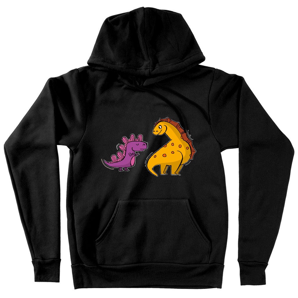 Discover Dinosaur Print Unisex Hooded Cartoon Hoodie  Cute Design Hoodie