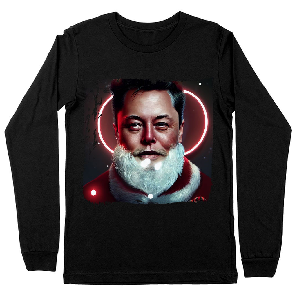 Elon Musk Adult Long Sleeve Sweatshirt X-Mas Sweatshirt