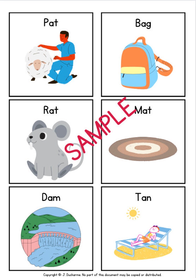 Phonics, CVC Words, Printable, Spelling, Worksheets, Flashcards/ 1st ...