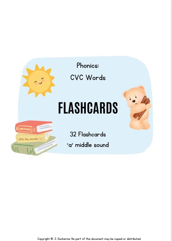 Mini Display Flashcard & Accessory Holder / Spelling Insert / Word