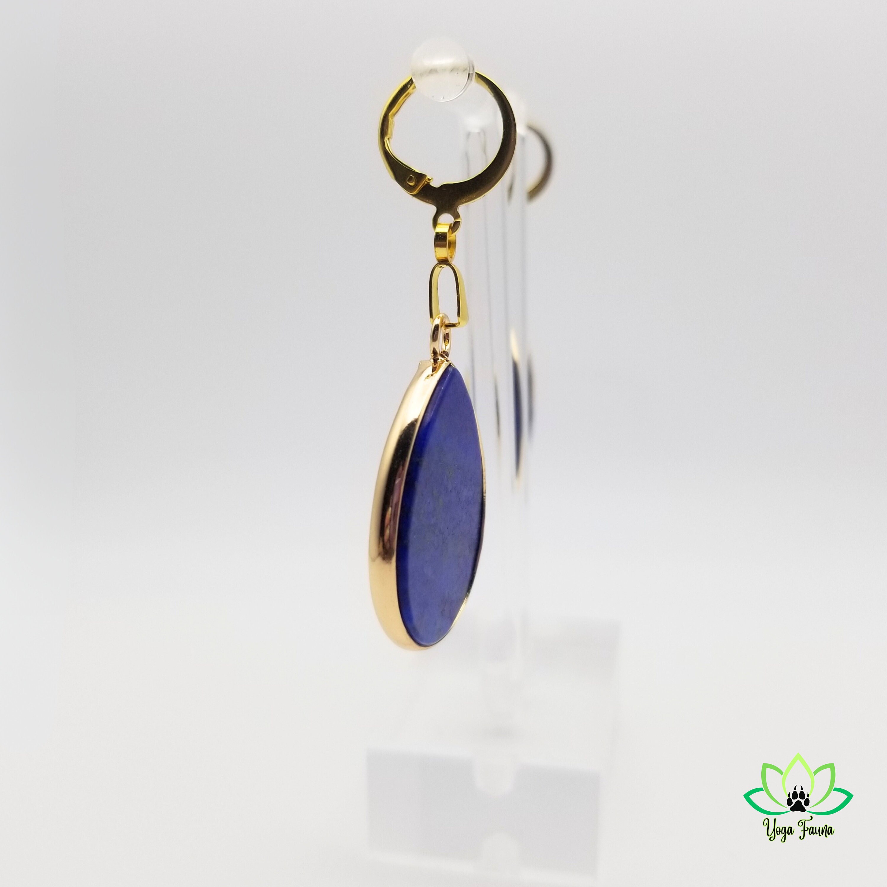 Lapislazuli Orecchino A Goccia In Oro 18 Kt | Eredi Jovon Venezia