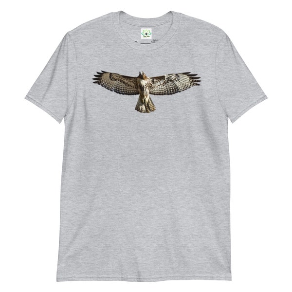 T-shirt unisexe faucon à manches courtes t-shirt faucon T-shirt oiseau de proie grand faucon ailes t-shirt esprit animal cadeaux pour les amoureux des faucons