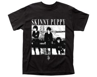 Retro Graphic Skinny Puppy Band Crewneck Short Sleeve Unisex T-Shirt