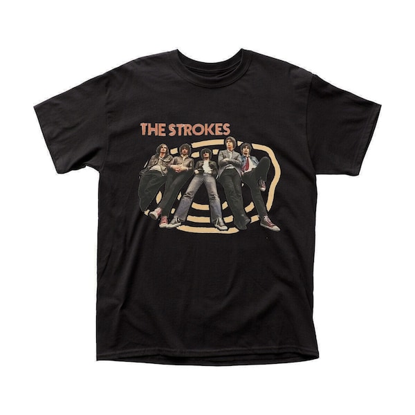 VTG Graphic Design Music Band The Strokes Crewneck Short Sleeve Unisex T-Shirt