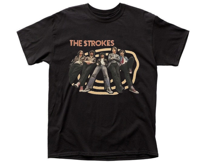 VTG Graphic Design Music Band The Strokes Crewneck Short Sleeve Unisex T-Shirt