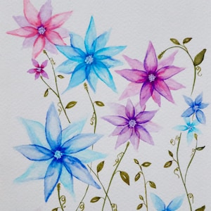 Playing Pretty I Original Watercolor I 9x6 I Signed Artwork
