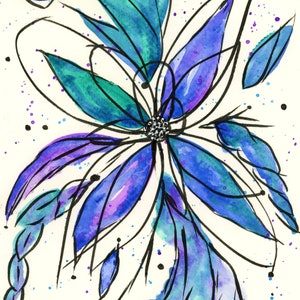 In Motion I Original Watercolor I 6x9 I Signed Artwork