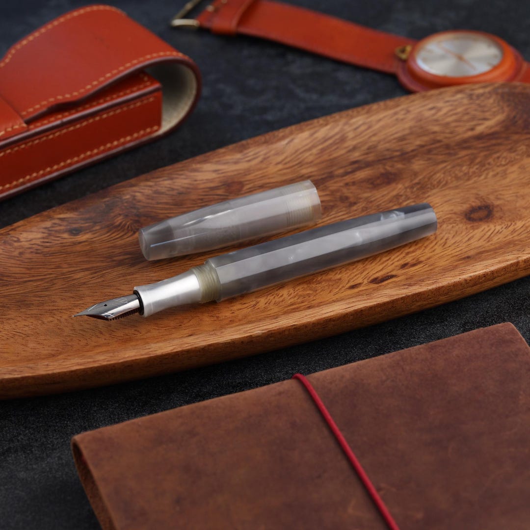 Octagonal Hand-finished and Polished Fountain Pen Form Resin. Different ...