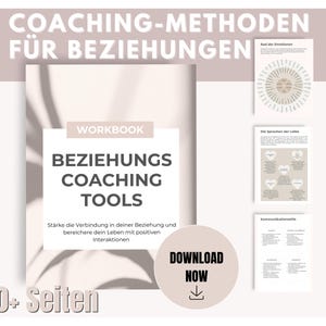 INSTANT DOWNLOAD - Coachingsmethoden voor relaties, relatietherapie, werkbladen, communicatieve vaardigheden, therapeuthulpmiddelen, coaching