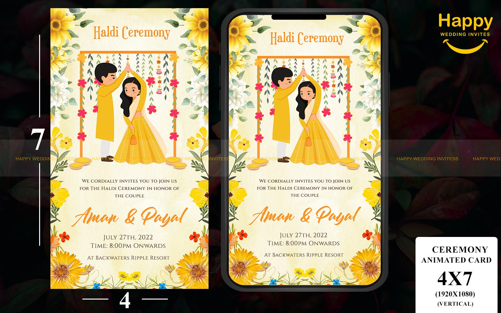 Haldi Video Pithi Video Holud Video Mobile Phone Invite - Etsy Haldi Video Pithi Video Holud Video Mobile Phone Invite - Etsy