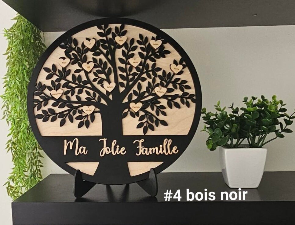 Arbre de vie en bois personnalisé arbre de vie famille - Etsy France