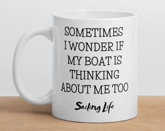 Sailing Gift Mug, Funny Nautical Coffee Mug, Boat Captain Gifts, Funny Boating Decor Tea Mug, Boating Gift Coffee Mug