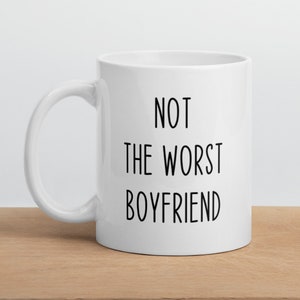 Boyfriend Gift Mug-Gift for Boyfriend-World&#39;s Best Boyfriend-Funny Boyfriend Gift-Funny Boyfriend Mug-Funny Gift for Boyfriend-for Boyfriend