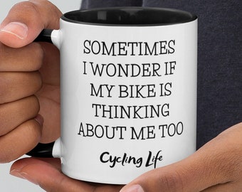 Cycling Gifts Coffee Mug for Cyclists Gift Idea for Cycling Lover