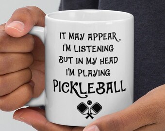 Pickleball Coffee Mug Gift Idea for Pickleball Lover Gift for Pickleball Player